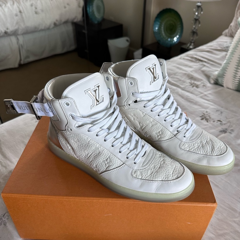 Louis Vuitton Men’s High tops with silver accents